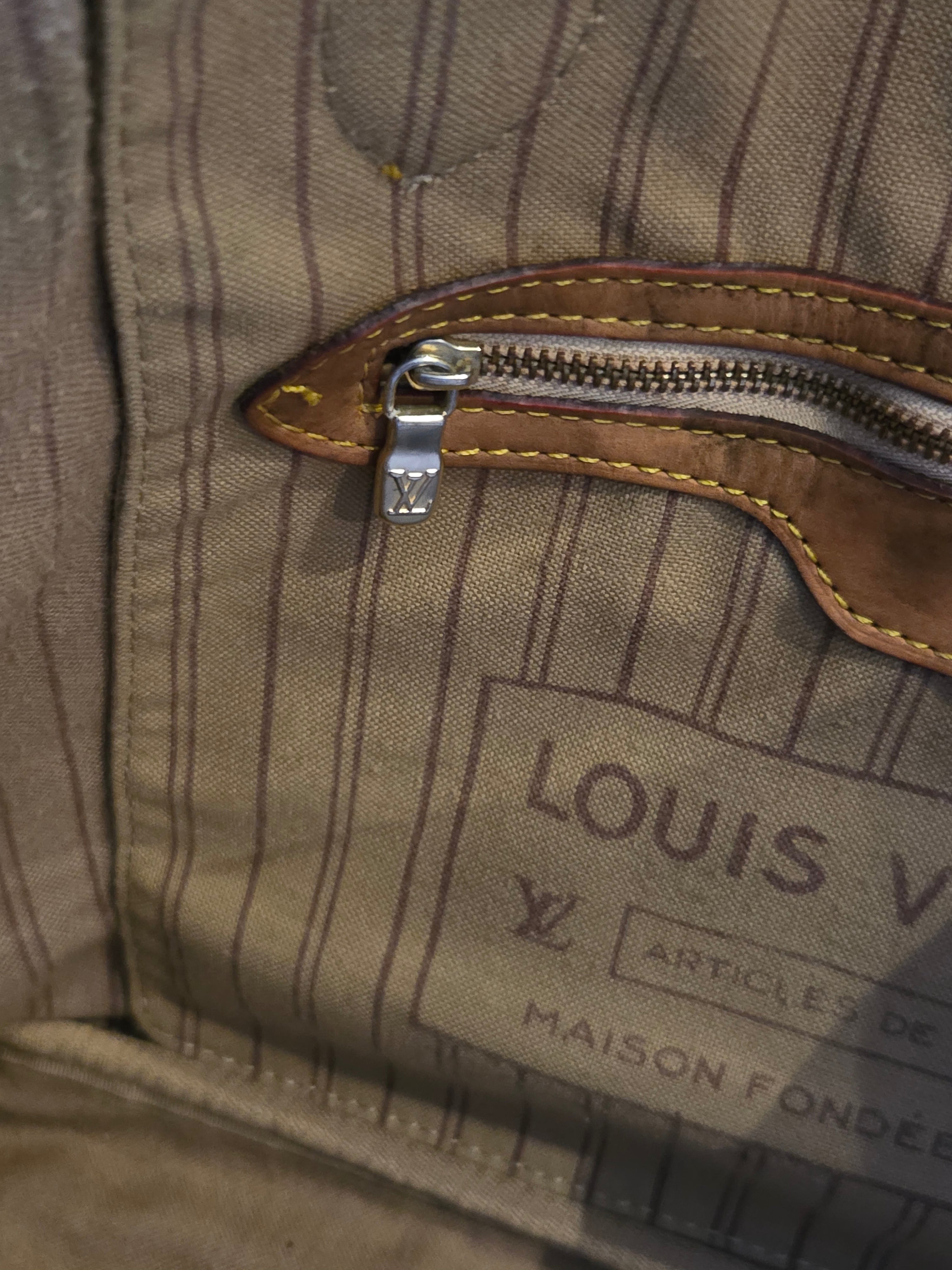Classic Brown Monogram Tote Bag - Spacious Everyday Shoulder Bag