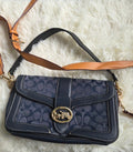 Coach Georgie Shoulder Bag in Signature Chambray