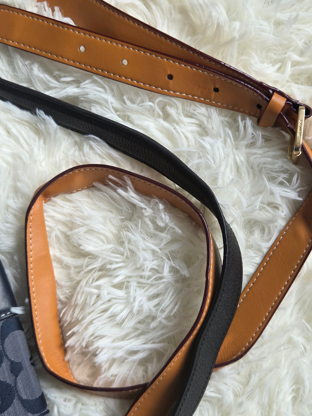 Coach Georgie Shoulder Bag in Signature Chambray