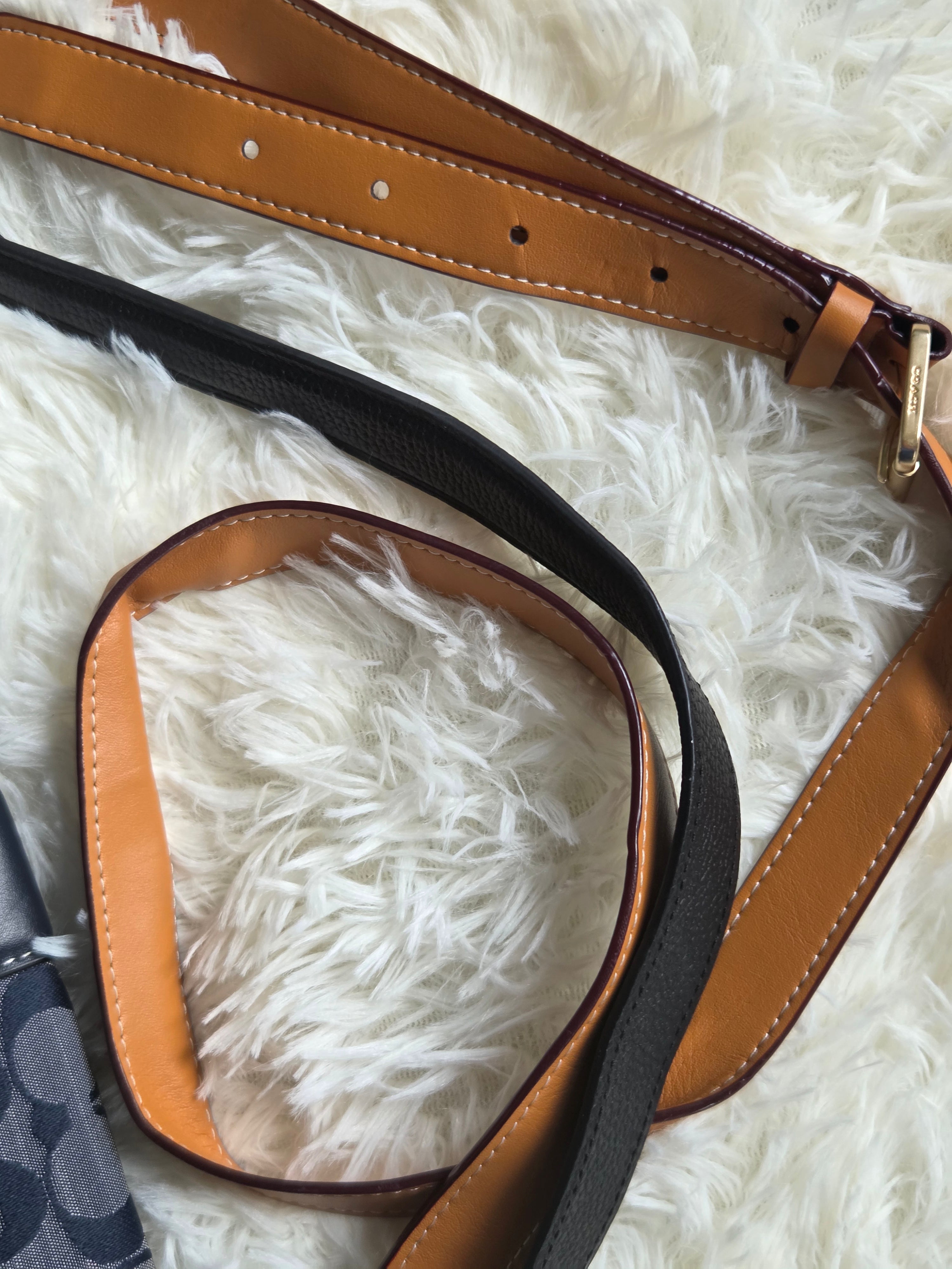 Coach Georgie Shoulder Bag in Signature Chambray